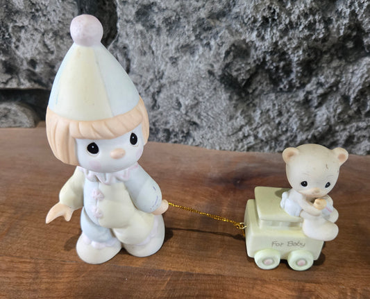 Precious Moments Birthday Train Clown and For Baby Car