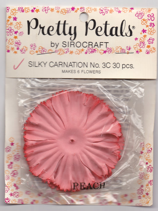 Pretty Petals Silky Carnations Peach