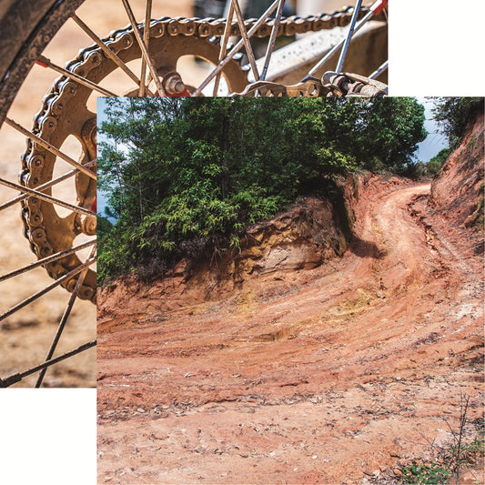 Dirt Trail Off Road Adventures Scrapbook Paper