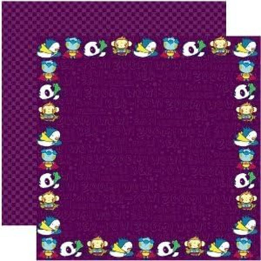 Reminisce Superheroes To The Rescue Scrapbook Paper