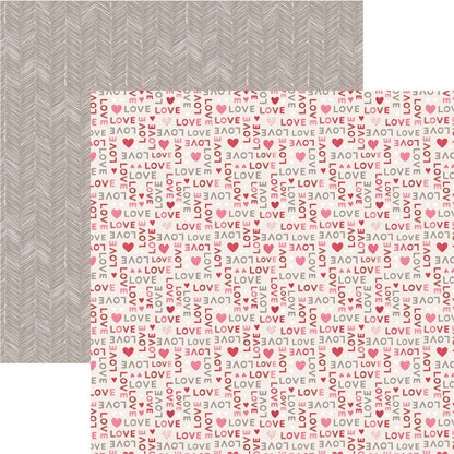 Lots of Love - Be My Valentine - 12x12 Scrapbook Paper – Country Croppers