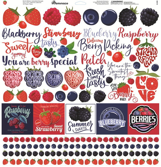 Reminisce Berry Sweet Stickers