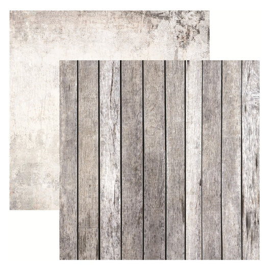 Gray Wood Grunge Boys to Men Scrapbook Paper by Reminisce