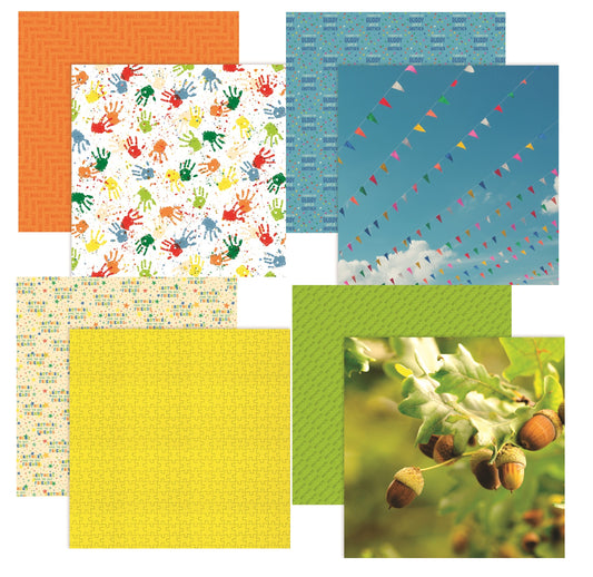 Reminisce Brothers Scrapbook paper Assortment Set