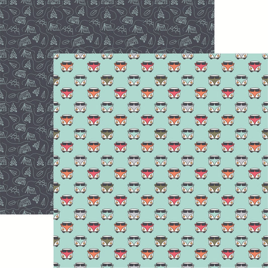 Reminisce Camping Life Camping Life Scrapbook Paper