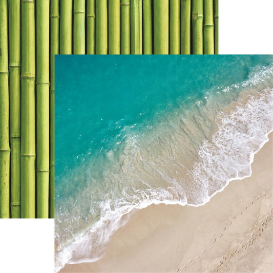 Reminisce Coastal Serenade Ocean Scrapbook Paper