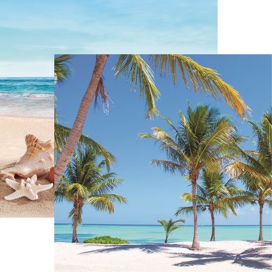Palm Beach Coastal Serenade Scrapbook Paper