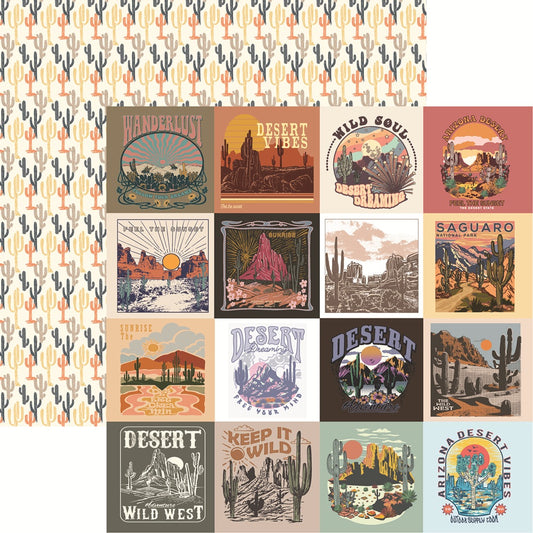 Reminisce Desert Dreams Scrapbook Paper
