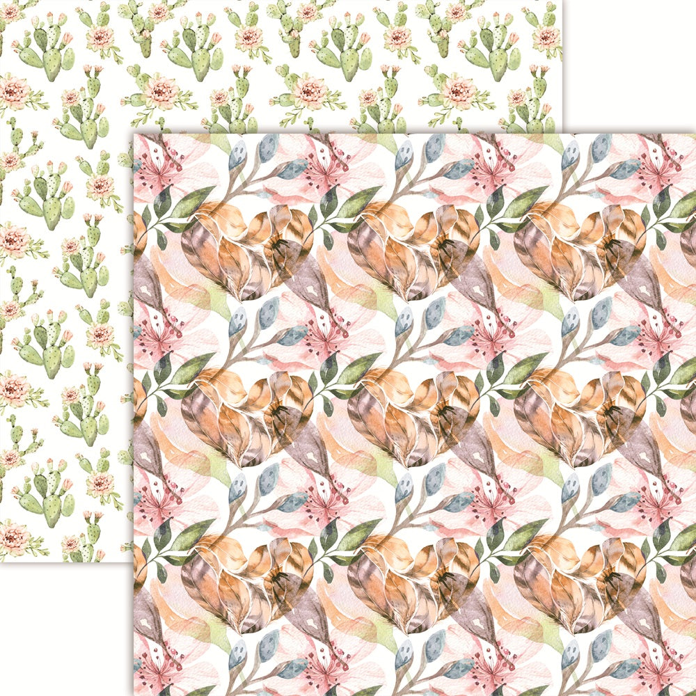 Desert Meadows, Desert Rose Scrapbook paper by Reminisce