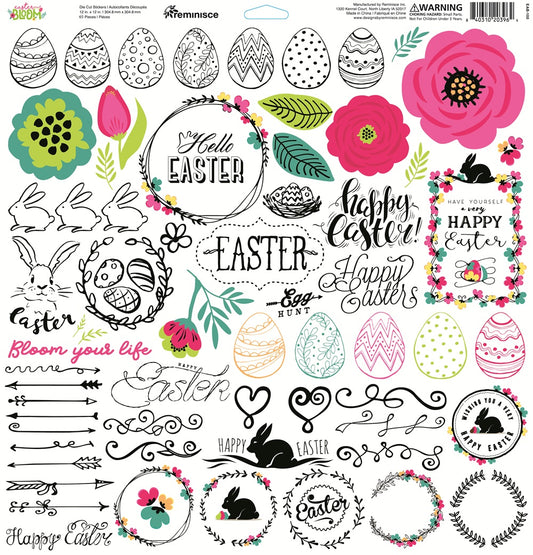 Reminisce Easter Bloom Stickers