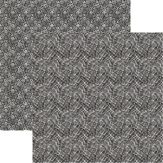 Hatches - Hand Drawn Scrapbook Paper by Reminisce