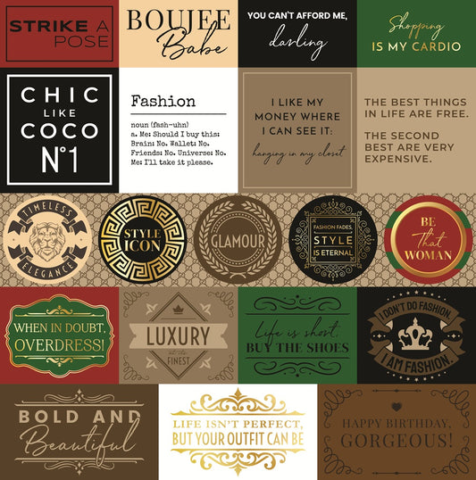 Reminisce High Society Stickers