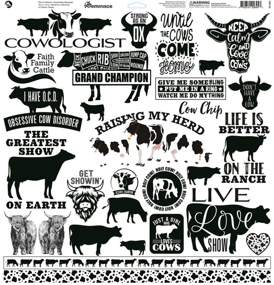 Reminisce O Holy Cow Stickers