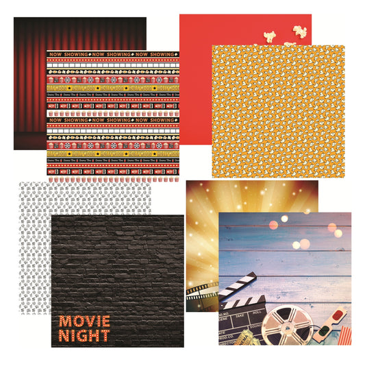 Reminisce Its Showtime Scrapbook Paper Assortment Set
