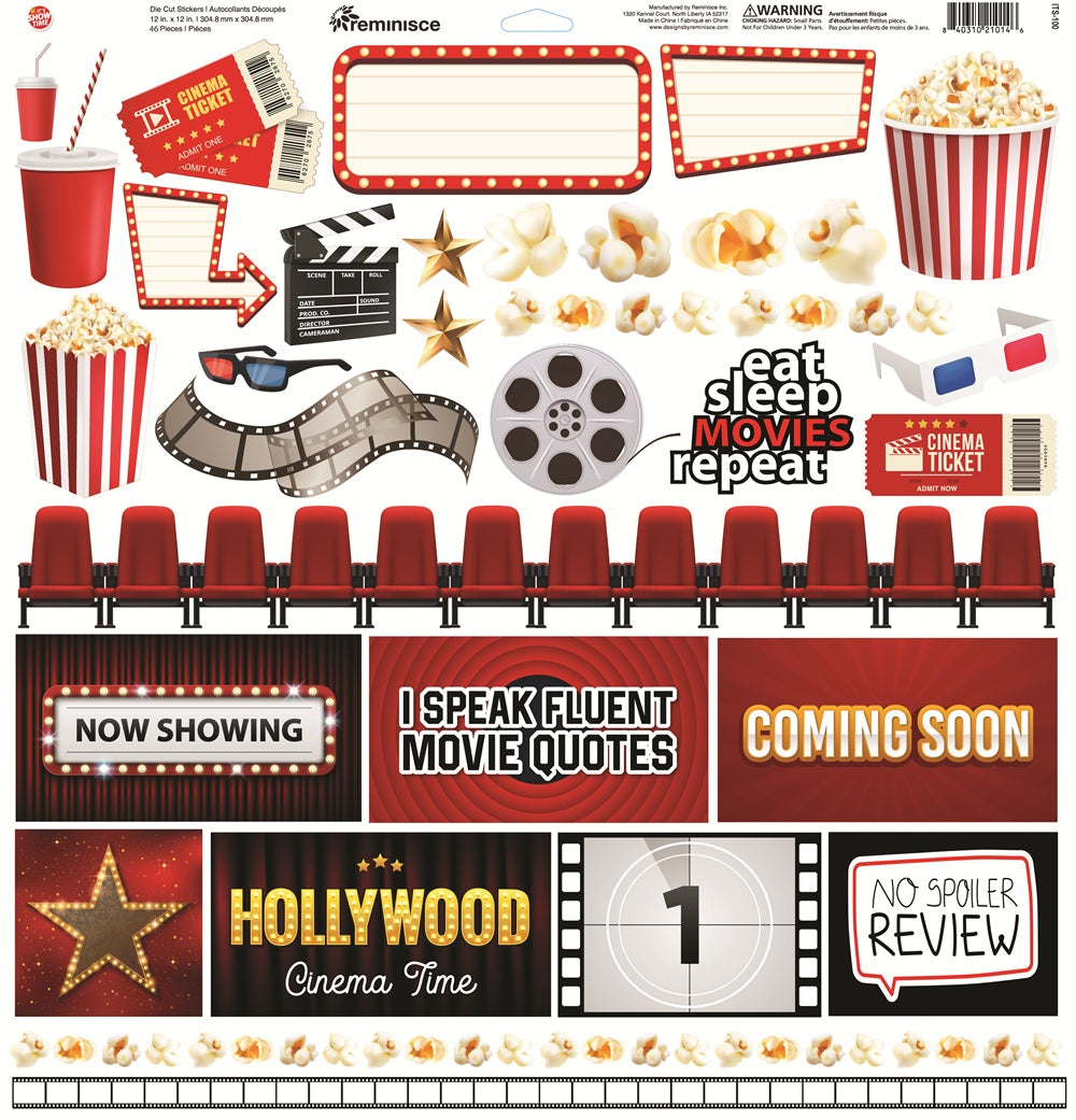 Reminisce Its Showtime Movie Stickers