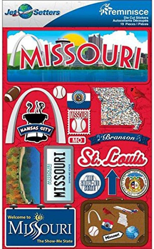 Reminisce Jet Setters 2.0 Missouri Stickers