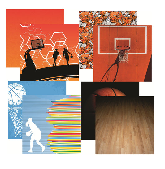 Reminisce Lets Play Womens Basketball Paper Assortment Set