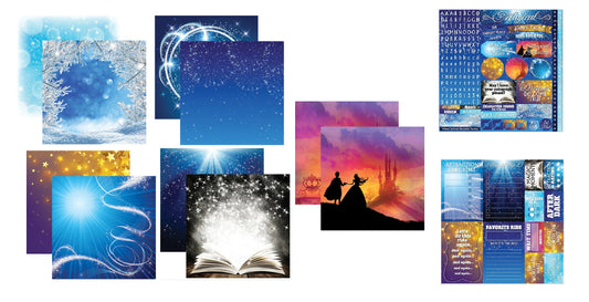 Magical Too - 12x12 Scrapbook Papers & Stickers Set by Reminisce