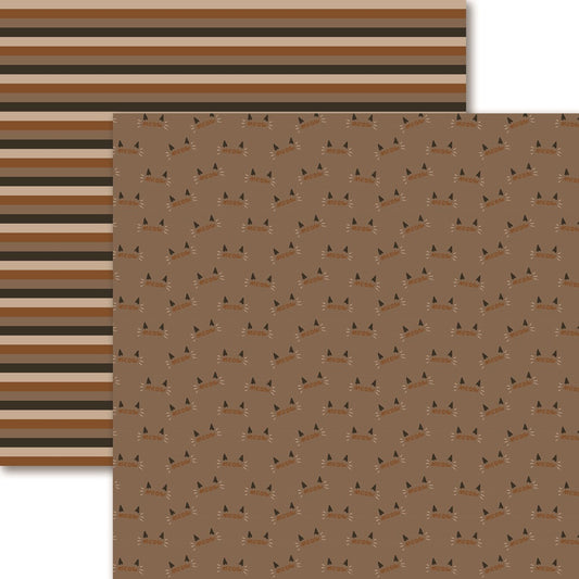 Meow Majesty Meow Motif Scrapbook paper by Reminisce