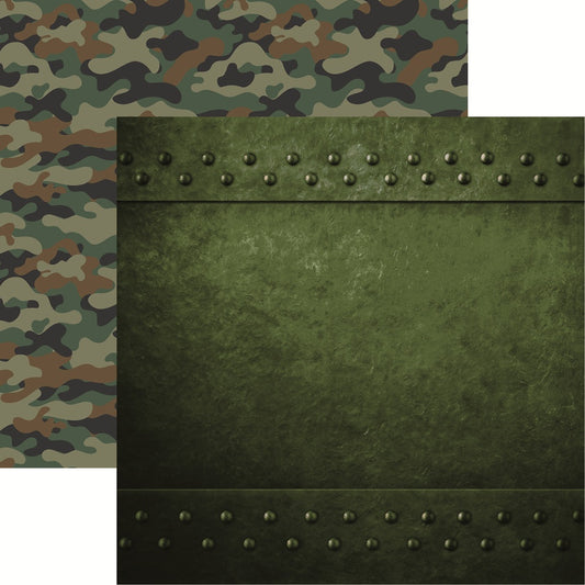 Armor - Military Life Scrapbook Paper