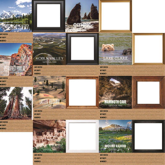 Reminisce National Park Four Scrapbook Paper