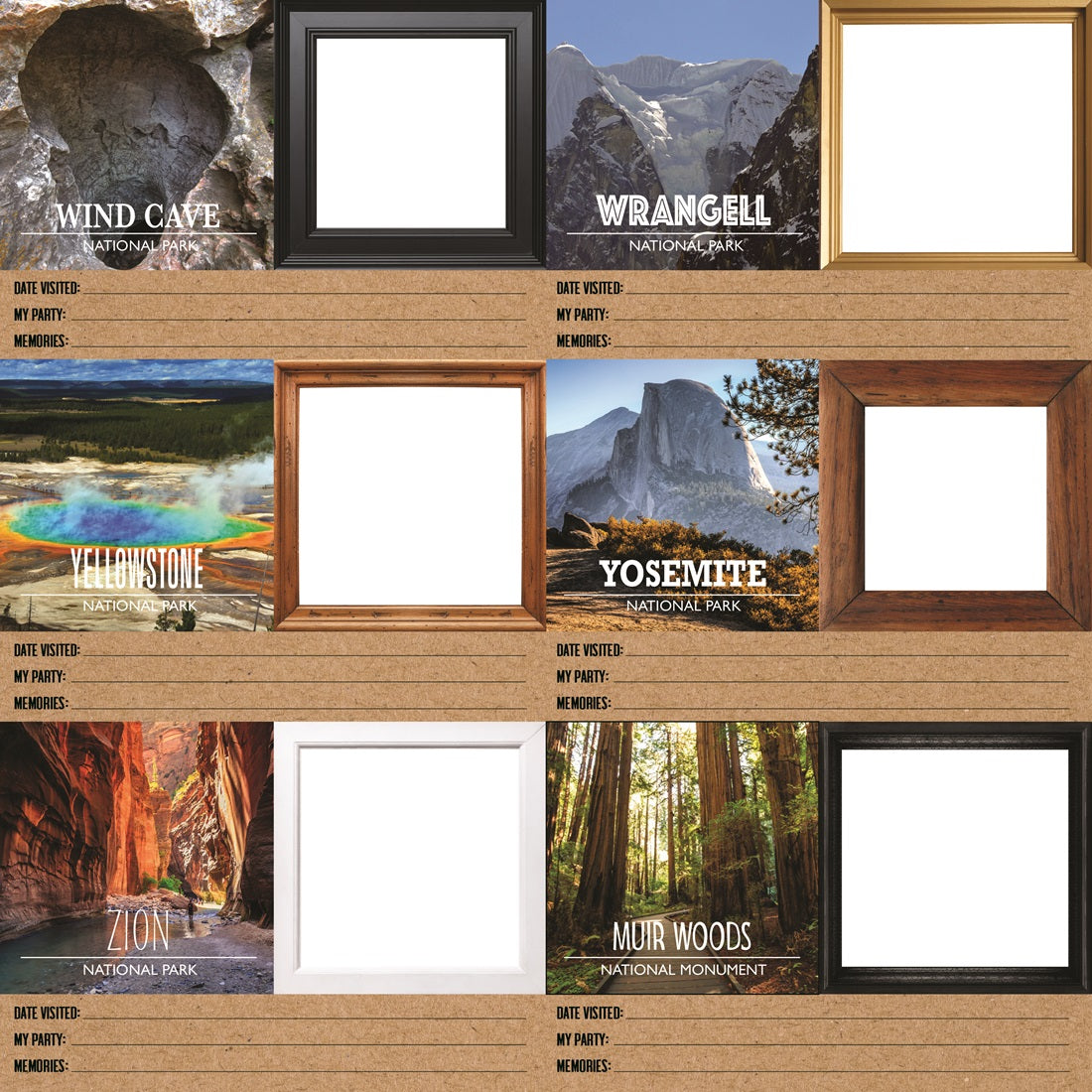 Reminisce National Park Travelogue Style Six Paper