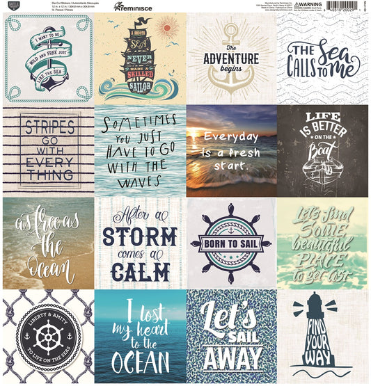 Reminisce Nautical Mood Stickers