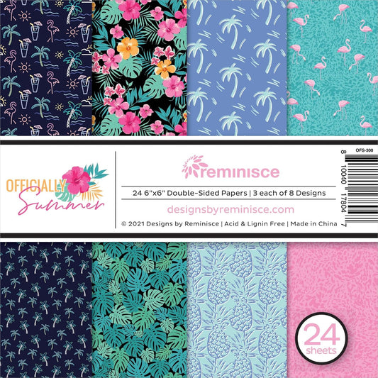 Reminisce Officially Summer 6x6 paper Pad