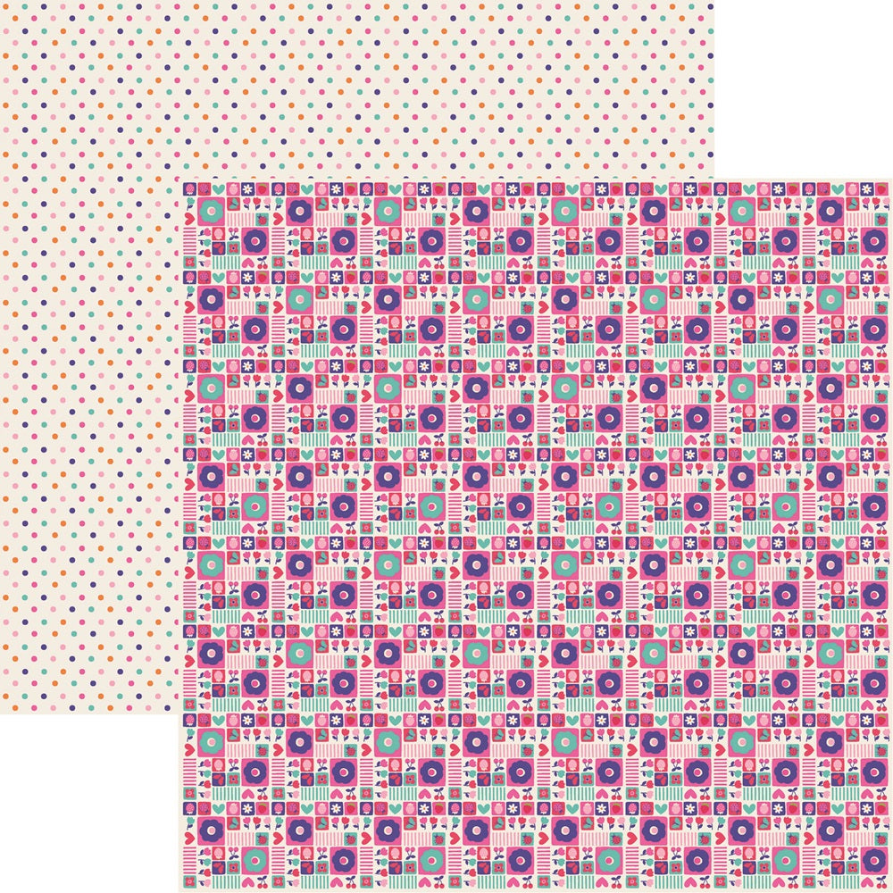 Reminisce Oh Happy Day - follow Your Dreams Scrapbook Paper