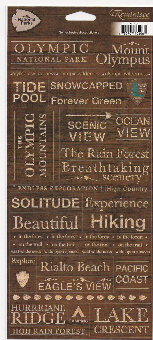 Reminisce Olympic National Park Stickers