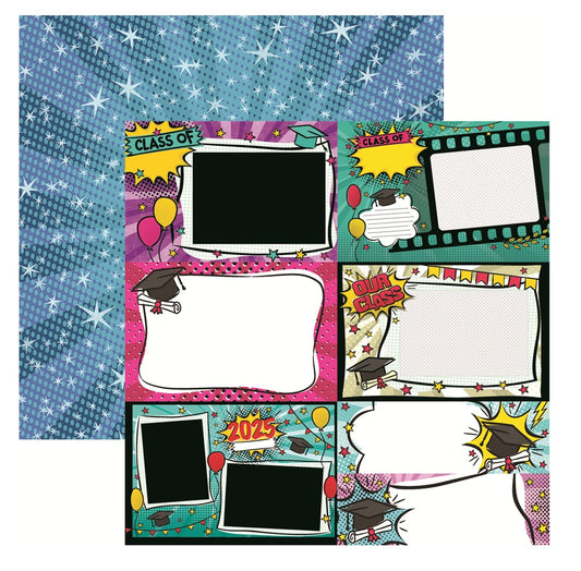 Congrats Senior - Our Class 12x12 Graduation Scrapbook Paper