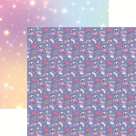Reminisce Pajama Party Goodnight Scrapbook Paper
