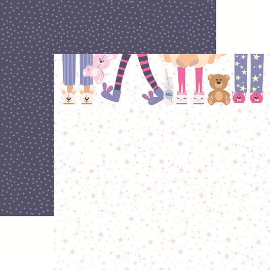 Reminisce Pajama Party Scrapbook Paper