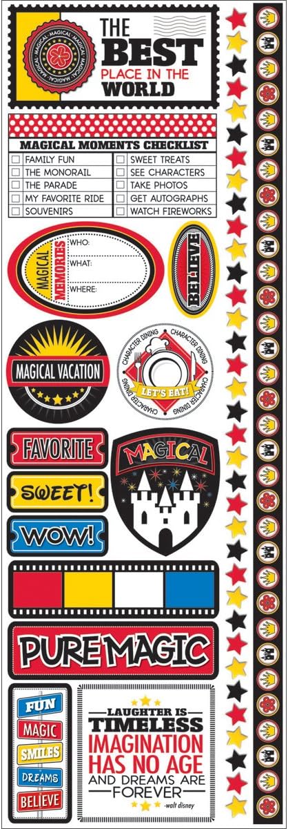 Real Magic Stickers Combo Sheet