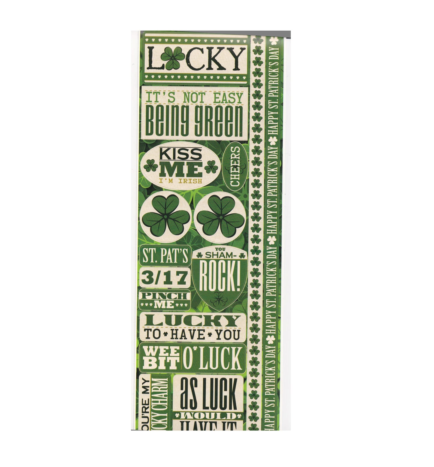 Reminisce Sham-Rock Combo Stickers