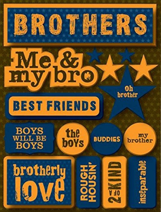 Brothers Stickers by Reminisce Signature Series