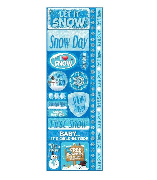 Reminisce Signature Series Snowflake Stickers by Reminisce