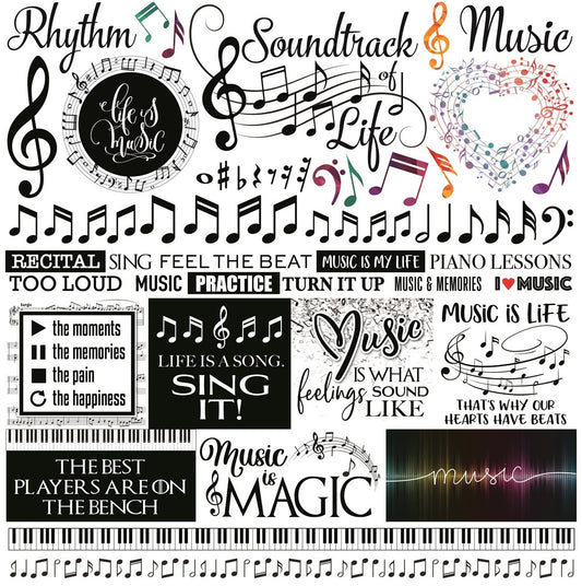 Soundtracks of Life Music Stickers