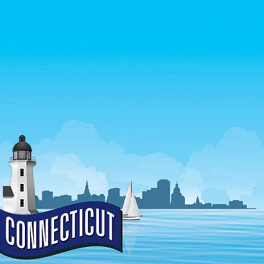 State Line Connecticut Scrapbook Paper by Reminisce