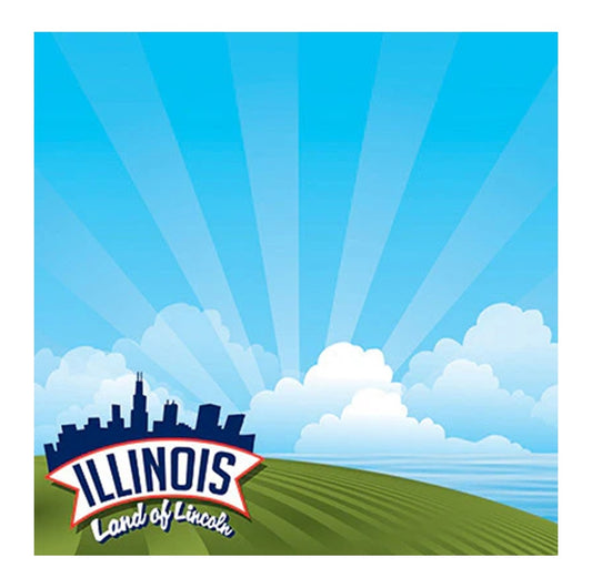 Illinois State Scrapbook paper