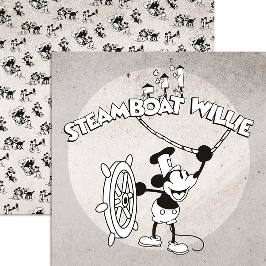 Steamboat Willi Podunk Landin Scrapbook paper