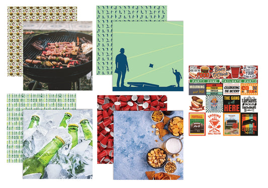 Reminisce Tailgate Party Scrapbook Kit