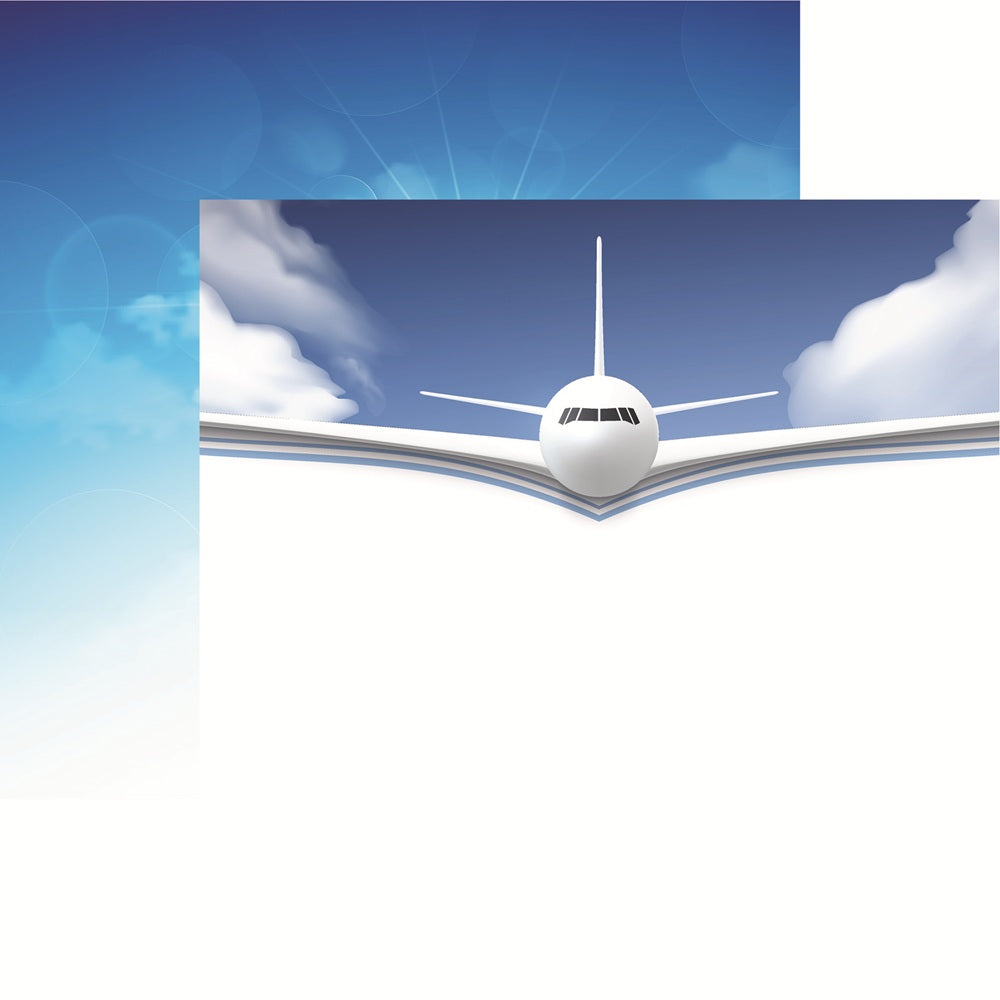 Reminisce Take Flight In the Clouds Scrapbook Paper