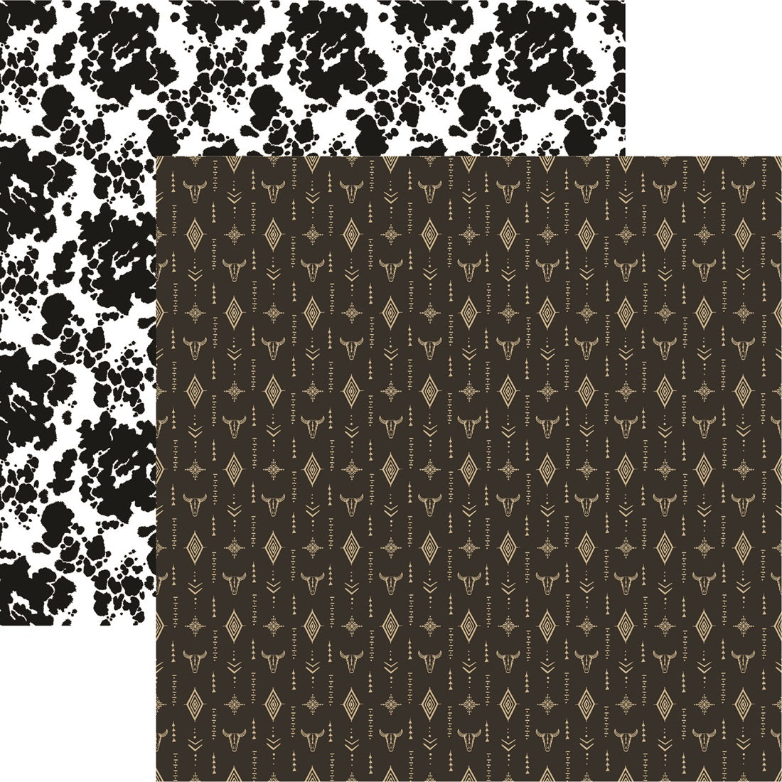 Reminisce Trading Post - Rodeo Scrapbook Paper