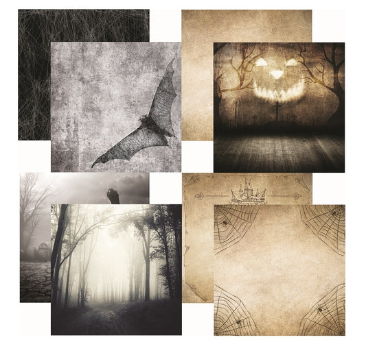 Vintage Halloween Scrapbook Paper Set by Reminisce