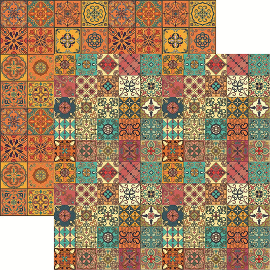 Reminisce World Market Six Scrapbook Paper