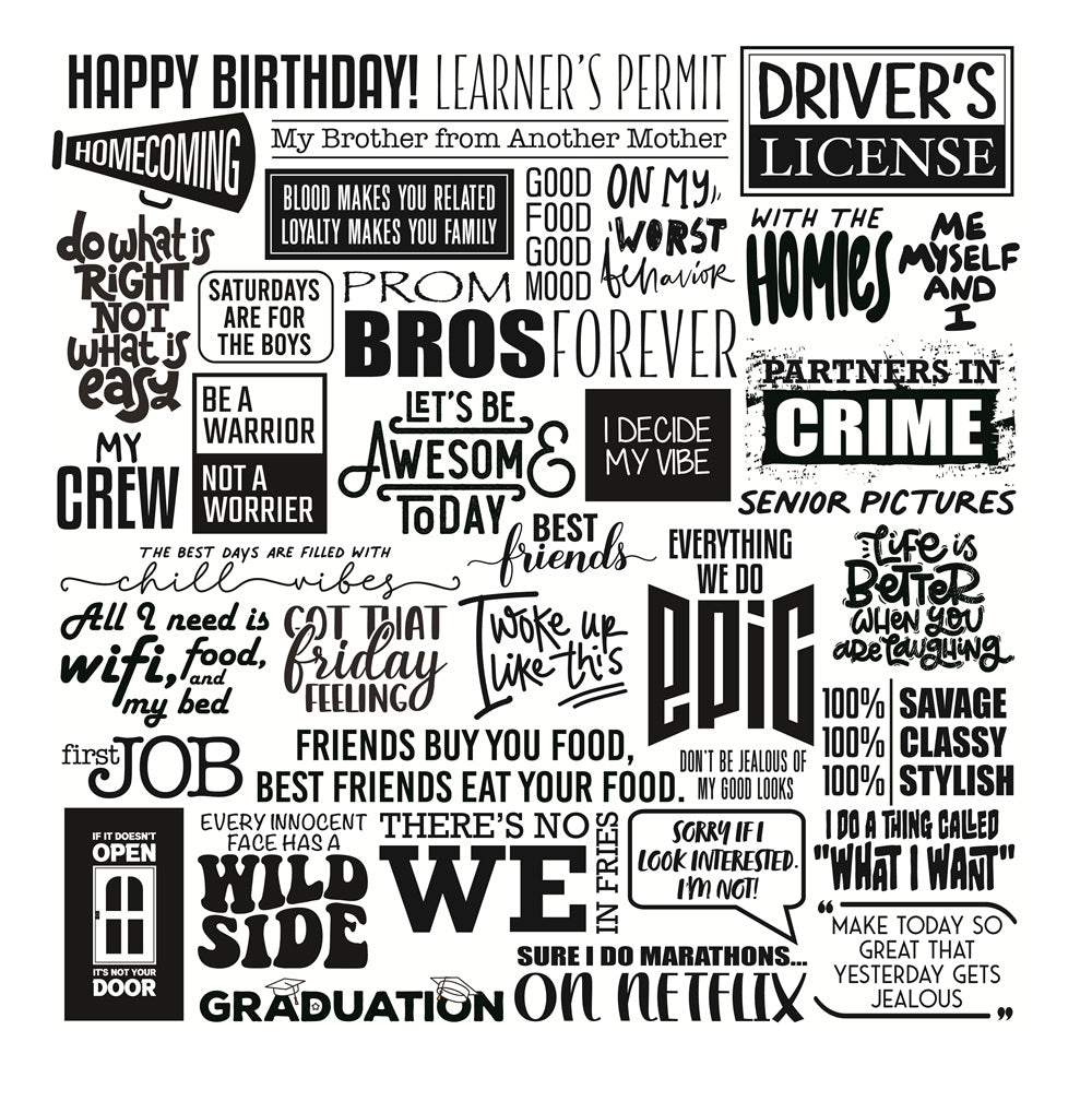 Reminiscd Boys to Men Stickers