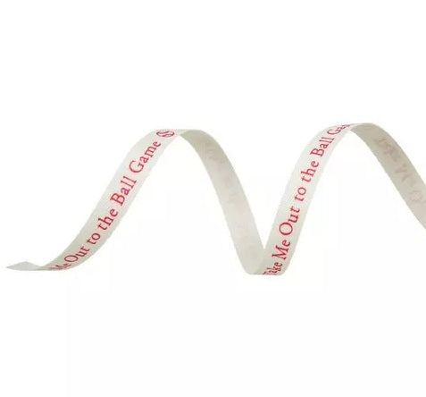 Take Me Out to the Ballgame Twill Ribbon