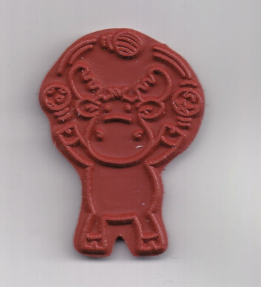 Riley Circus Juggler Rubber Stamp