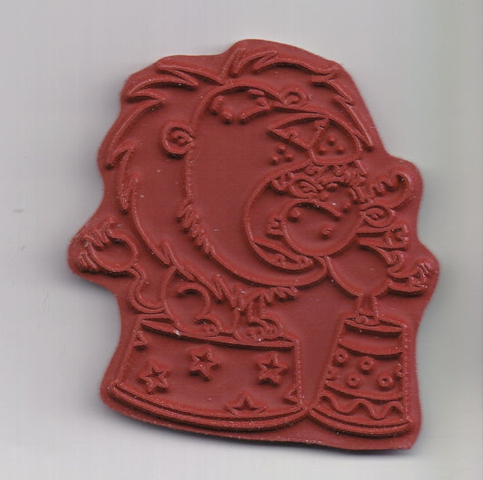 Riley & Co Circus Lion Tamer Rubber Stamp